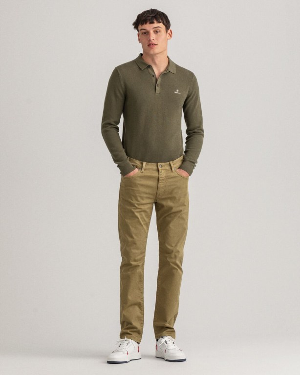 Blugi Slim Barbati Gant Arley Regular Desert Verzi | dfbwVle60RB