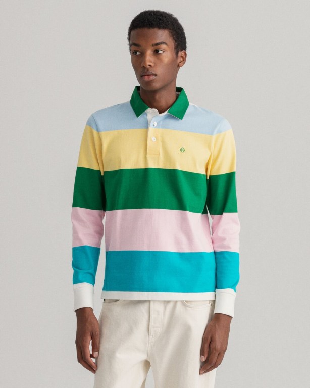 Camasa Barbati Gant Multicolor Heavy Colorati | eUeCNW9O6BZ