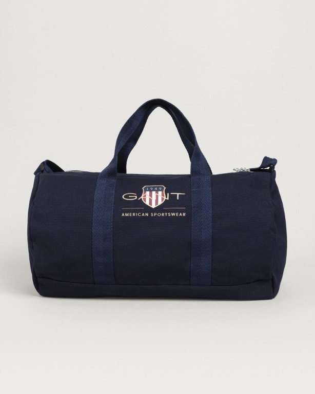 Genti Barbati Gant Archive Shield Duffle Albastri Inchis | Mgwpg0XmNik