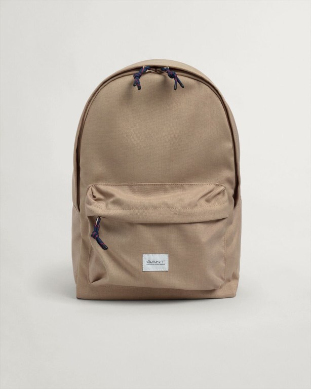 Genti Barbati Gant Essential Backpack Kaki Inchis | 9sSsfLpssOw