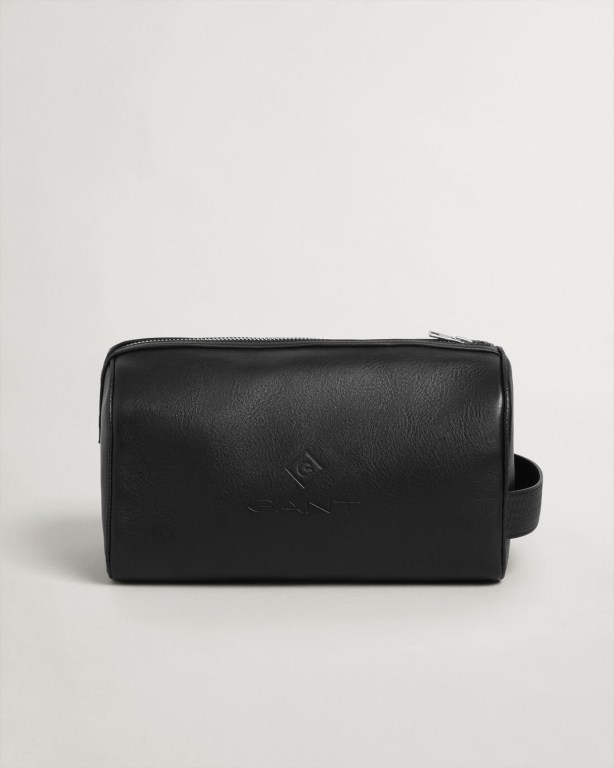 Genti Barbati Gant Piele Wash Negrii | ogpCw0KV3wH