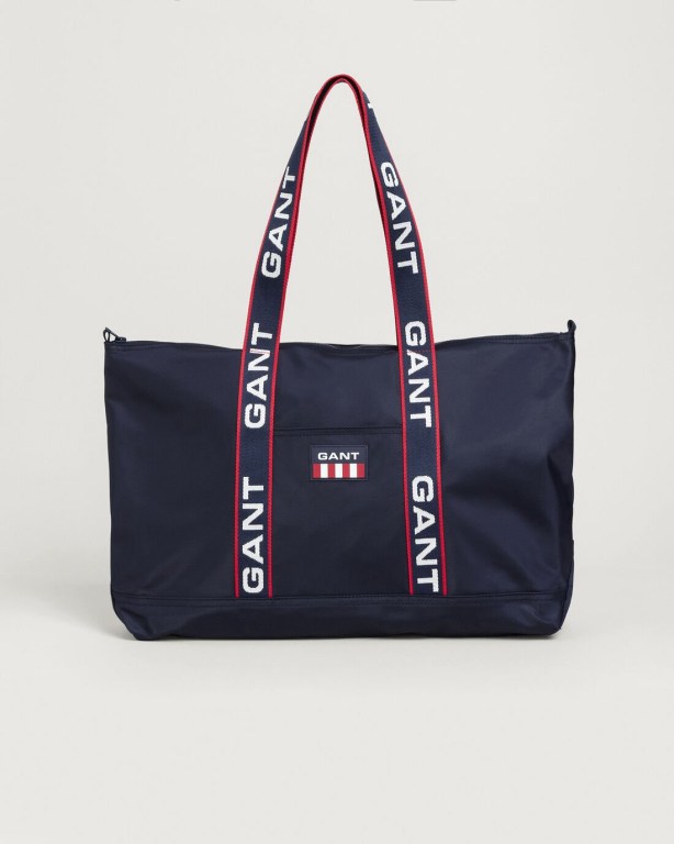 Genti Dama Gant Retro Shield Shopper Albastri | ZoFkJcmRK91