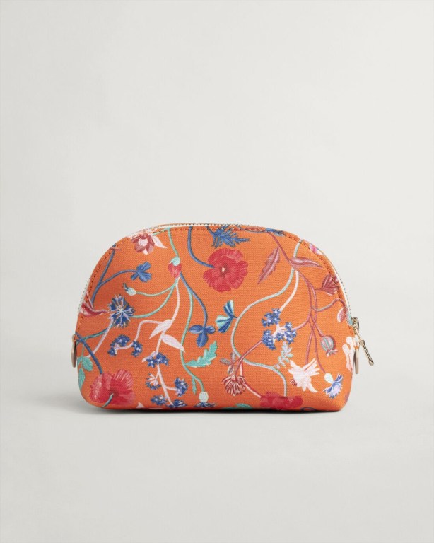 Genti Dama Gant Wild Floral Print Makeup Portocalii | AKOeisa0KNQ
