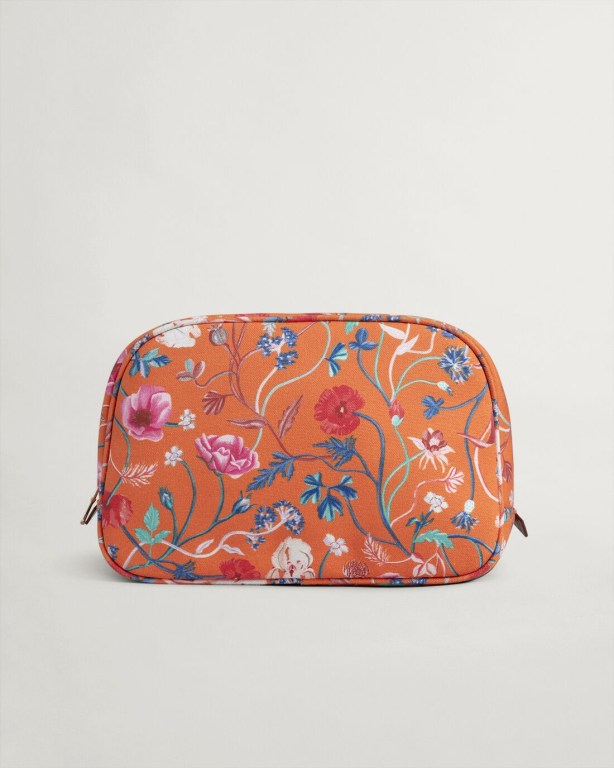 Genti Dama Gant Wild Floral Print Wash Portocalii | j8j2Y03zzHN