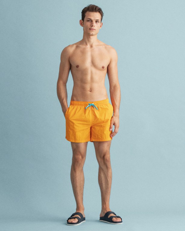 Pantaloni Scurti Barbati Gant Clasici Fit Swim Portocalii | 2EinYgBog5y