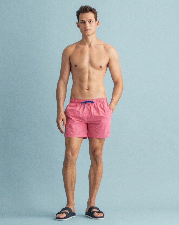 Pantaloni Scurti Barbati Gant Clasici Fit Roz | EwQgFtdQVEM