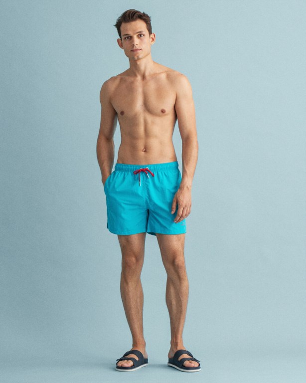 Pantaloni Scurti Barbati Gant Clasici Fit Swim Turcoaz | ewceHwSHAsM