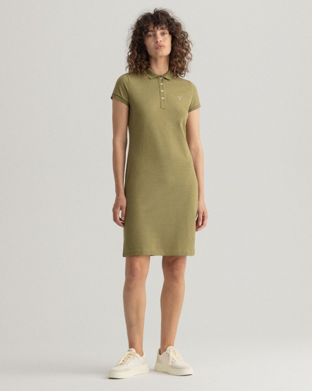 Rochie Dama Gant Original Piqué Polo Verzi | SdsrzlPw6zx