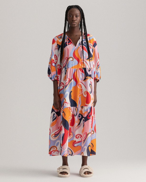 Rochie Dama Gant Paisley Silk Roz | ce1sFv5iUs7