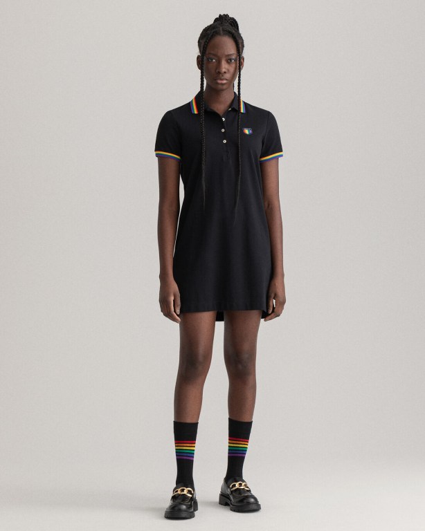 Rochie Dama Gant Pride Piqué Polo Negrii | DB29dommLWa