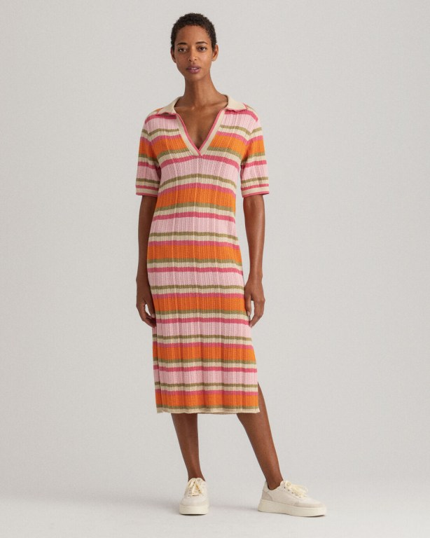 Rochie Dama Gant Structure Stripe Rugger Colorati | 0Q4TDSjYK0g