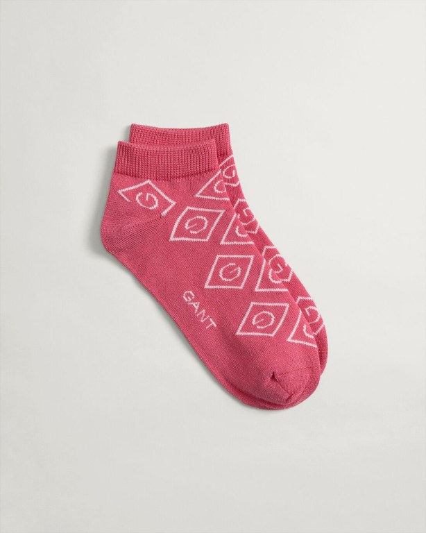 Sosete Dama Gant Icon G Ankle Roz | QszbakdVuHz